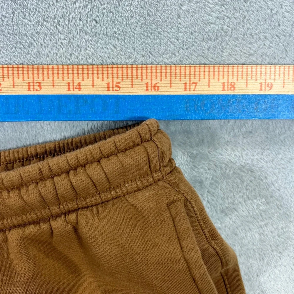 NIKE‎ Sportswear Club Cuffed Fleece Pants Mens Large Brown IM7828-235 Graphic